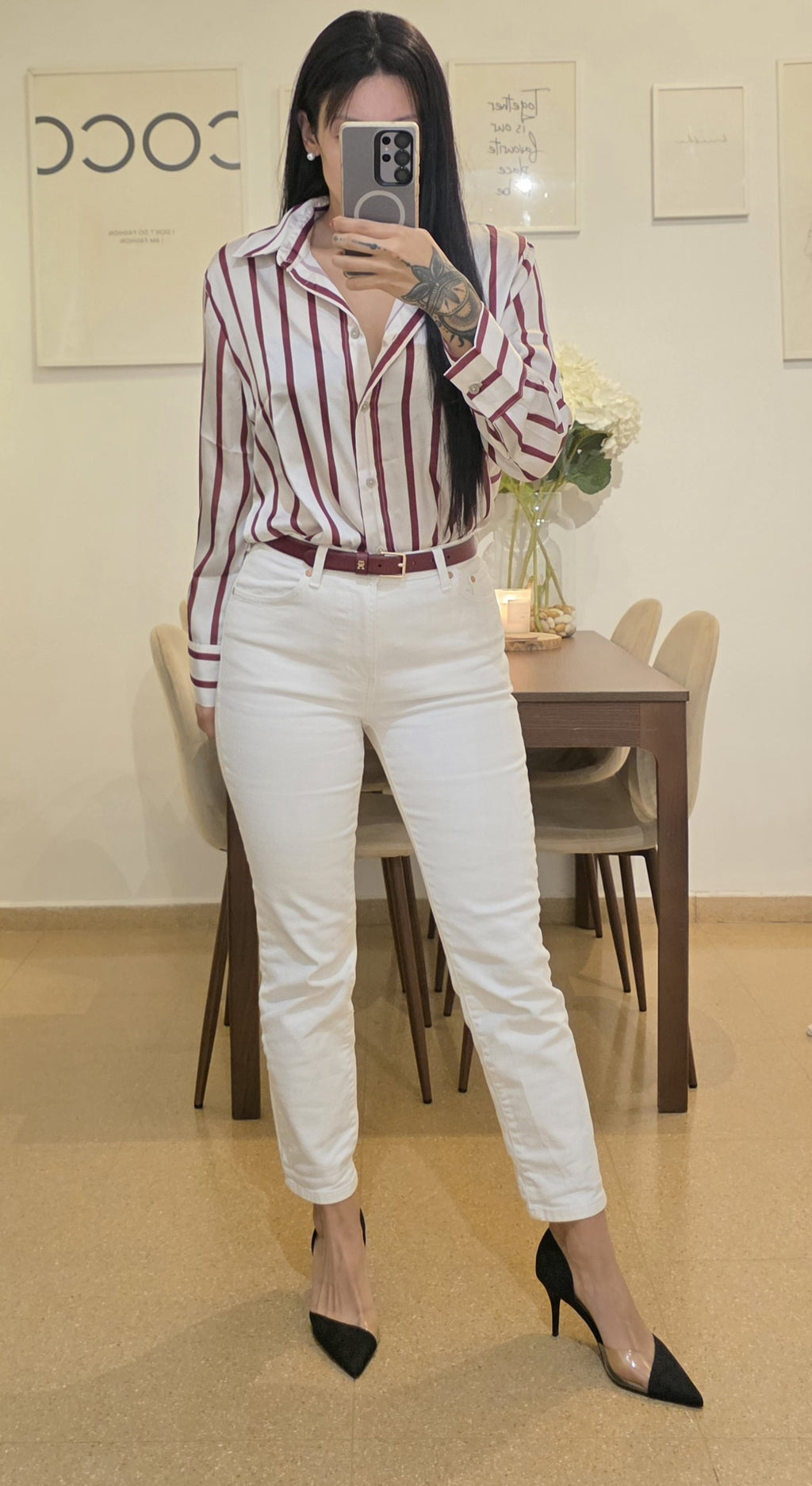 Camisa Essential rubí